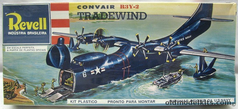 Revell 1/168 Convair R3Y-2 Tradewind - Kikoler/Brazil Issue - (R3Y2), H178 plastic model kit